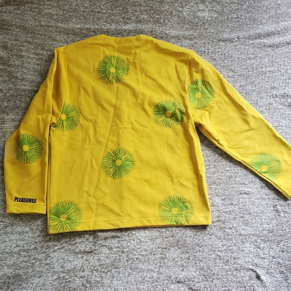 Pleasures Freeze Cardigan Yellow NWT - Picture 6 of 14
